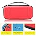 Fintie Carry Case for Nintendo Switch – [Shockproof] Hard Shell Protective Cover Portable Bag w/10 Game Card Slots and Inner Pocket for Nintendo Switch Console Joy-Con & Accessories, Blue Redthumb 4
