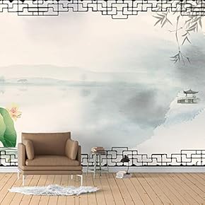 Wall Murals for Bedroom Beautiful Chinese Traditional Cultural Removable Wallpaper Peel and Stick Wall Stickers - 66x96 inches