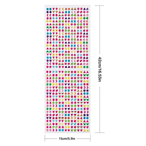 1 SAVITA+Earrings+Stickers+Glitter+Multiple