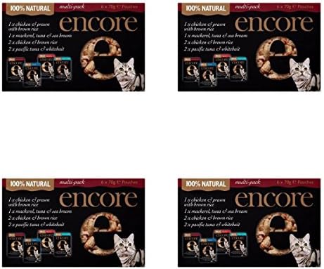 (4 PACK) - Encore Cat Food - Mixed Multipack (Pouch) | 6) X (70 (g ) | 4 PACK - SUPER SAVER - SAVE MONEY