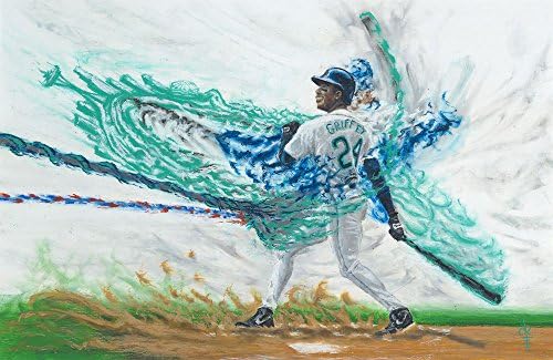 Ken Griffey Jr., 8x10in. Print, "Griffey 24Ever", by Ryan O'Keefe