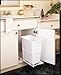 Rev-A-Shelf 20Qt Pull-Out Waste Bin White