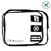 Trip Basics TSA Approved Toiletry Bag - 100% Compliant Travel Bag for Travel Size Toiletries Containers Liquids + Bottles | 3-1-1 Airport Airline Approved Clear Makeup Bag for Carry on Luggage