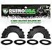 Rhino USA D-Ring Shackle Isolators (2) with Washers Included (4) - Fits Standard 3/4 Shackles - Protect Your Shackles from Damage & Prevents Rattling - Unlimited!