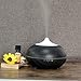 Walkas Aromatherapy Essential Oil Diffuser, 300ml Wood Grain Ultrasonic Cool Mist Whisper-Quiet Humidifier (Dark Wood Grain)
