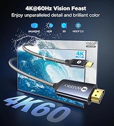 Warrky USB C to HDMI Cable 3.3ft