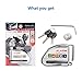 COOCHEER Alarm Disc Lock, Motorcycle Scooter Bike Security Anti-theft & Waterproof Brake Disc Alarm wheel Lock 6mm Super Class B Lock Cylinder 110db Alarm for Motorcycles