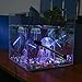 LED Aquarium Light, Smiful Submersible Fish Tank Light Colorful Remote Control Waterproof Crystal Glass LEDs Lights Bar (23