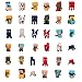 Baky Gift for Kids Mini Figure 36 Set 1 Inch