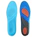 Gel Sports Insoles for Women and Man HLYOON Shoes Insert for Shock Absorption Foot Pain and Fasciitis Relieve Full Length Comfort Size 7.5-14