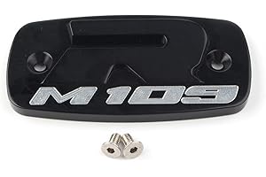 GZYF Motorcycle Front Brake Fluid Reservoir Guard Protective Cover Cap for Suzuki for Boulevard M109R 2006-2018, Black