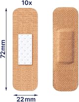 Elastoplast Extra Flexible Fabric Plaster Strips 10 x 10 Pieces, 100 Plasters view 2