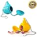 Wishstone Mr & Mrs Submarine Tea Infuser - Blue and Yellow - Good Addition To Deep Scuba Diver , Manatee , Shark & Nessie Loch Ness Monster Strainer & Filter