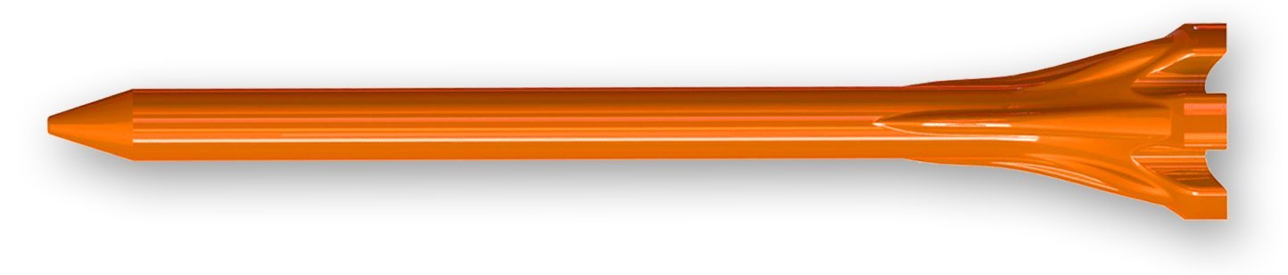 Champ Zarma Unisex Golf Champ Zarma Fly Tee, Orange, 70mm UK