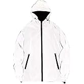 TR Women's Fully Reflective Jacket Cycling Jacket (Small, Grey-2)