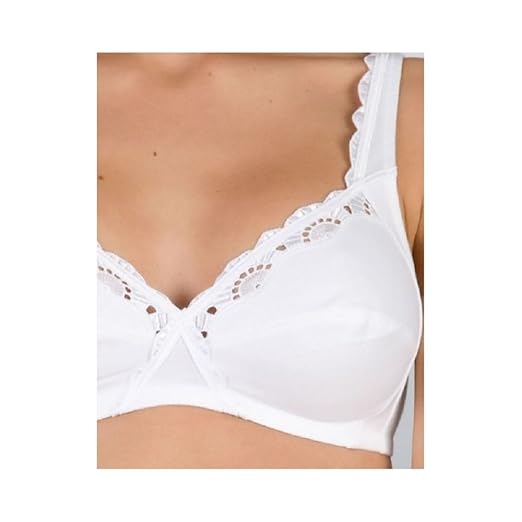 title=Playtex 6695/6696 Criss Cross Reggiseno In Cotone E Pizzo Coppa D Dimensioni