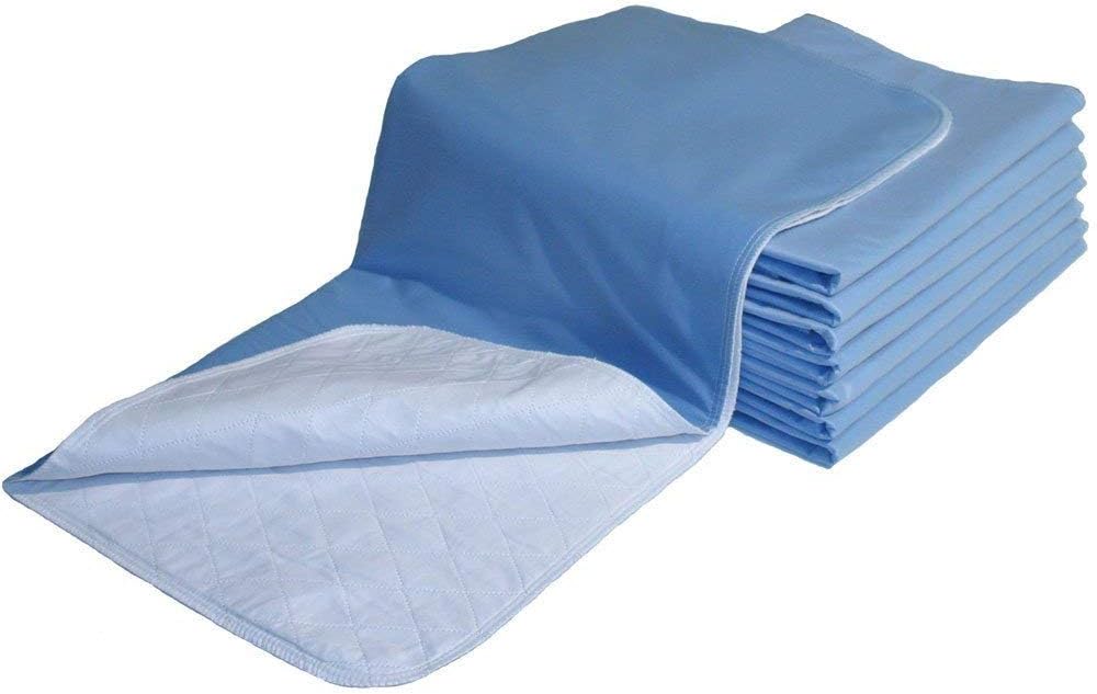 100% Cotton Top 2 Pack - Washable Bed Pads/High Quality, Waterproof Incontinence Underpad w/Vinyl Backing - 36 x 52 - for Children or Adults with Incontinence: Health & Personal Care