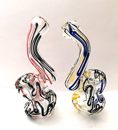 Handmade Glass 5" Translucent Statue Centerpiece Vintage