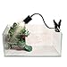 CTKcom UVA UVB Light Bulb Reptile Ceramic Heat Lamp Pet Heating Bulb Holder Clamp Lamp Fixture Heating Light Lamp for Reptiles,Aquarium Reptile Light Adjustable Habitat Lighting Stand,110V-130V(White)