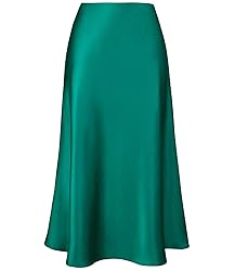 Women's Satin High Waist Hidden Elasticized