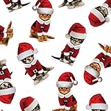 Kitty Christmas Wrapping Paper Roll 24