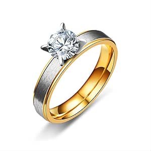 IWINO Anillos de Bodas de Oro y Plata, Parejas de Hombres ...