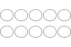 HARFINGTON 10pcs Nitrile Rubber O-Rings 72mm OD 68mm ID 2mm Width Metric Buna-N NBR Sealing Gasket Plumbing Sealing Repair O 