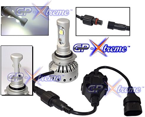 GP Xtreme Compact Size 9012 HIR2 Philips LED CREE Conversion Kit 6400LM Lumen 6000K Hyper White / Blue / Yellow for Head Light Kit for Driving Light High beam low beam Replacement Bulbs for 2012 ~ 2015 FIAT 500 Dodge Ram Durango Chrysler / Cadillac ATS 2015 / Buick LaCrosse 2015 / GMC Sierra 1500 2015 / Jeep Cherokee 2015 GP-9012-CR-HL-VI