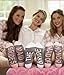 The Paisley Box 'BRIDE' Socks/Gift for Bride, Engagement Gift (Bride socks, Gray and White)