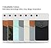 FRIFUN Card Holder for Back of Phone with snap Ultra-Slim Self Adhesive Wallet Stick on Cell Phone RFID Blocking Sleeve Covers Credit Cards and Cash(Mint)