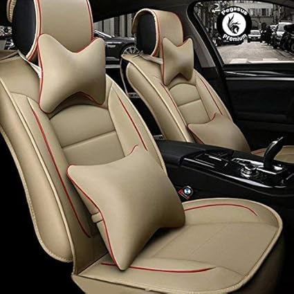 pegasuspremium pu leather car seat cover for hyundai i10 active beige black