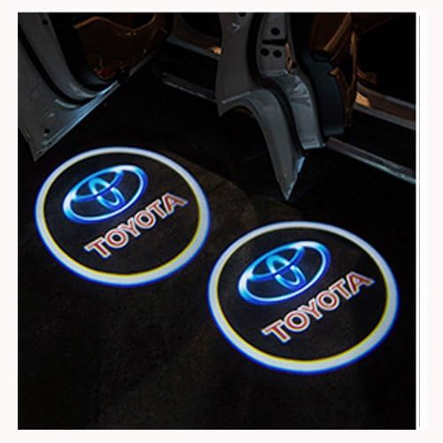 TaiFuMaoYi Car Door LED Lighting Entry Laser Ghost Shadow Projector Welcome Lamp 2pcs - TOYOTA Logo