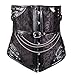 lttcbro Women's Steampunk Corset Underbust Corsets Waist Training Cincher