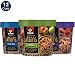 Quaker Real Medleys Oatmeal+, 3 Flavor Variety Pack, Oatmeal Cups, 12 Count