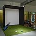 Carl's Golf Simulator Enclosure with Golf Impact Screen (Low-Profile 5' Deep) DIY Kit