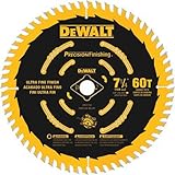 DEWALT 7-1/4" Circular Saw Blade, Precision Finishing, 60-Tooth (DW3196)