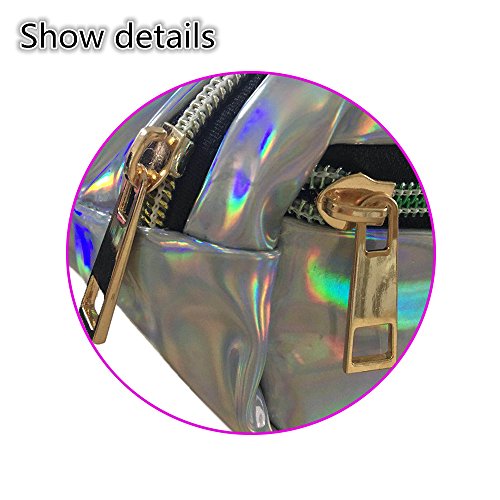 Fanny Packs for Women Holographic Waist Bag for Party Traveling Outdoor Sports - Thumbnail 2
