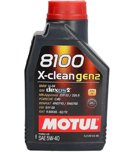 Amazon.com: Motul 8100 X-clean Gen2 5W-40 Full Synthetic Motor Oil