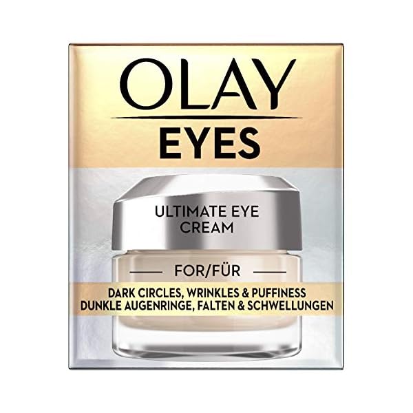 Olay Ultimate Eye Cream For Dark Circles with Colour Correcting Formula Suitable for All Skin Tones,15ml