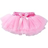 Anbaby Baby Girls Soft Tutu Skirt Toddler Ruffled Pants Diaper Cover