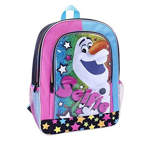 Disney Frozen Neon 16 inch Backpack - Olaf Selfie by Global Design