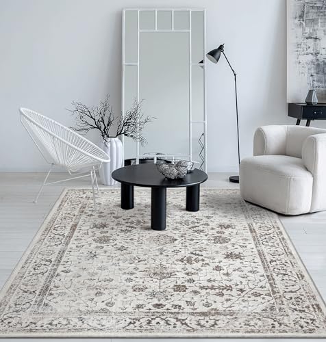 the carpet Mila Teppich – moderner Kurzflor Wohnzimmerteppich mit 3D Hoch-Tief-Effekt, Glanzeffekt & weicher Oberfläche, Fußbodenheizung geeignet, Bor