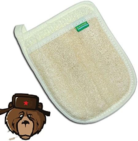 RussianBear Sponge Pocket for Sauna Banya Bath House (Loofah)