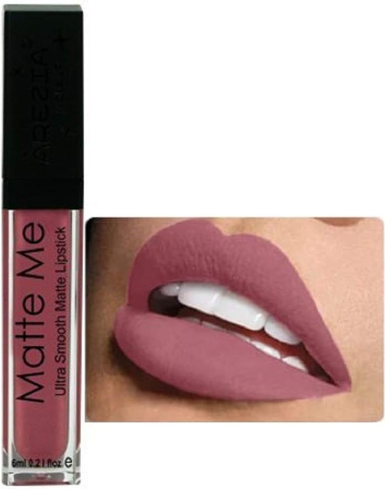 Arezia Matte Me Ultra Smooth Lip Gloss Lip Cream AZ-73, Pink Nude, 6ml