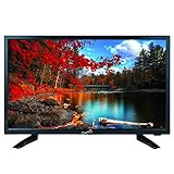 SuperSonic SC-2411 LED Widescreen HDTV 24" Flat Screen with USB Compatibility, SD Card Reader, HDMI & AC/DC Input: Built-in Digital Noise Reduction, (2019 Model)