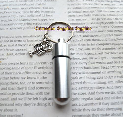 Lovely Silver Personal CREMATION URN Keychain/Keepsake with Crab Cremation Keychain,cremation Collection,memory jewelry,Crab Cremation souvenir,Memorial Urn
