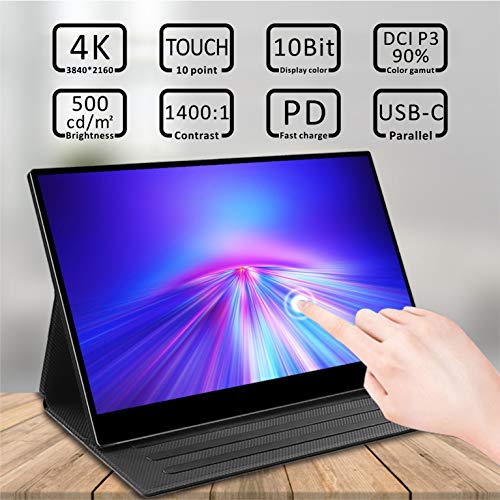 Portable Touch Monitor,Corkea 8.9 Inch 1920×1200 IPS Display with Dual USBC and HDMI Input,HDR