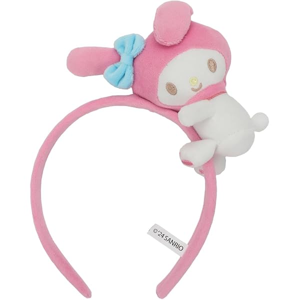 Kuromi Pink Headband Plush Charm Character Unisex Accessory 32831510_hi?h=630 main image 2
