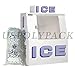 8 lb Ice Bags with Drawstrings 11 in x 18 in x 1.4 mil Case:500 Heavy Duty Commercial Grade