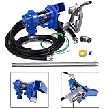 JAXPETY Fuel Transfer Pump 12 Volt 20 GPM Diesel Gas Gasoline Kerosene Car Tractor Truck